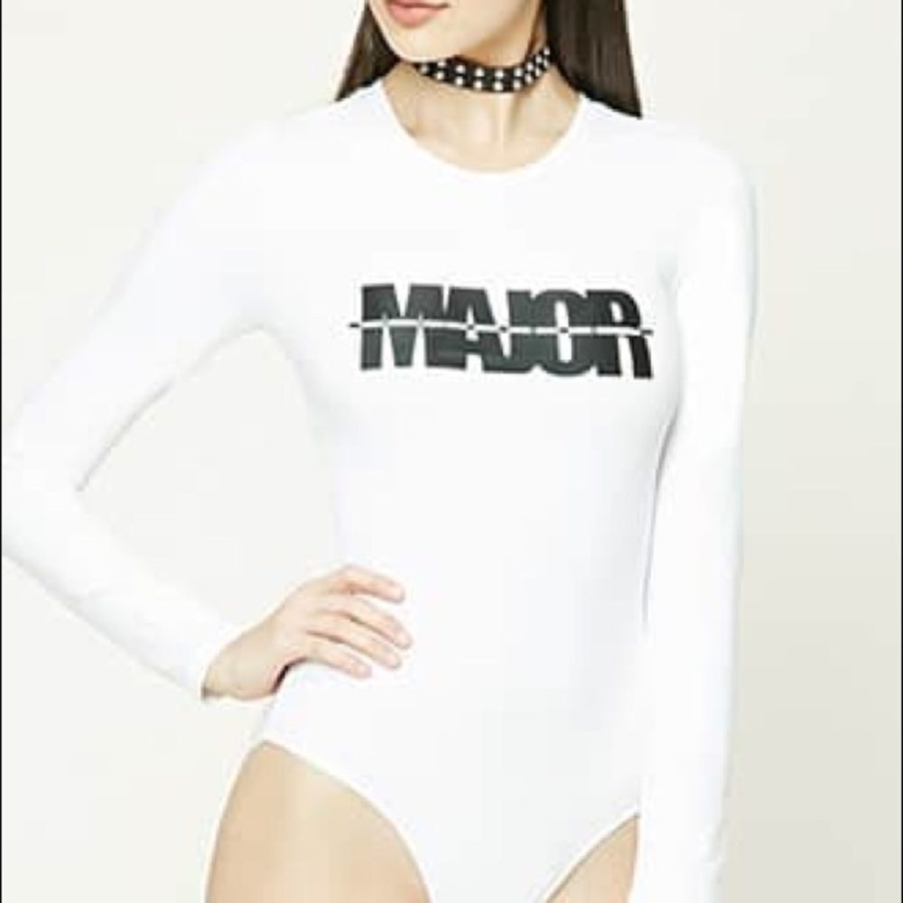 Major graphic bodysuit from forever 21 size M